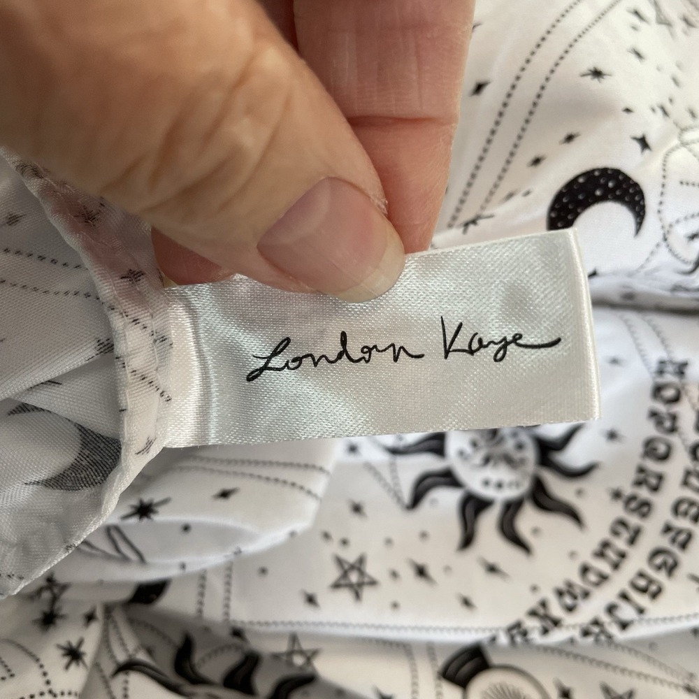 London Kaye Full Size Fitted Sheet Mystic Ouija‎ Lunar Palmistry Witchy Gypsy - Picture 2 of 5